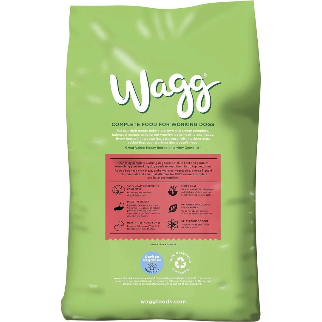 Wagg Active Goodness Beef & Veg Dry Dog Food - 12 kg, Wagg,