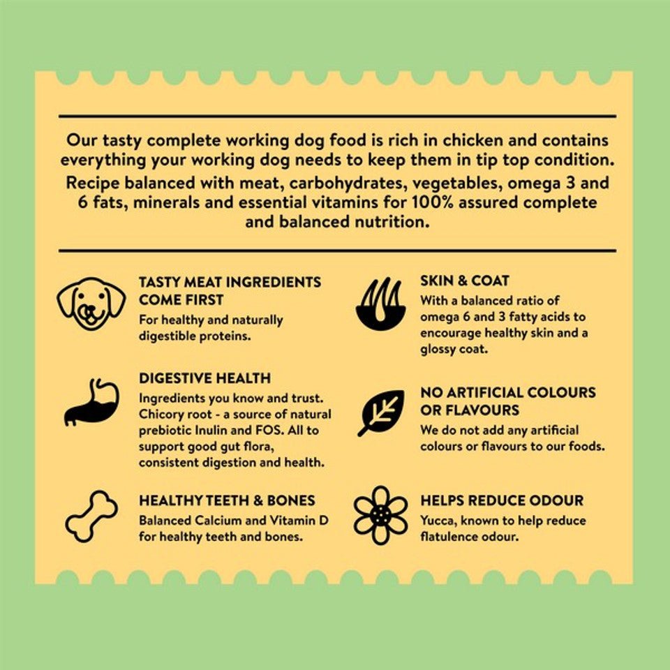 Wagg Active Goodness Chicken & Veg Dry Dog Food - 12 kg, Wagg,