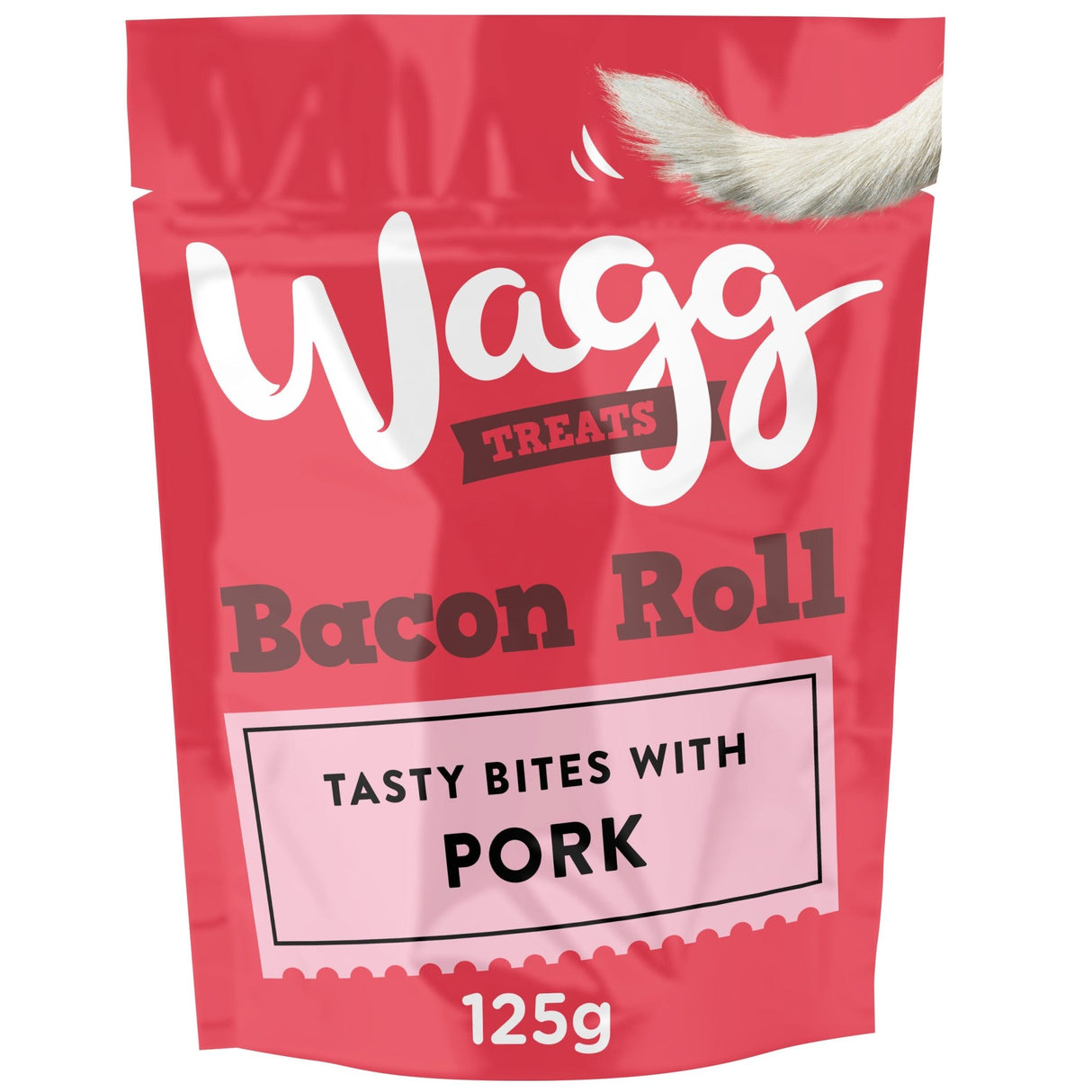 Wagg Bacon Roll Tasty Bites Dog Treats - 7 x 125g, Wagg,