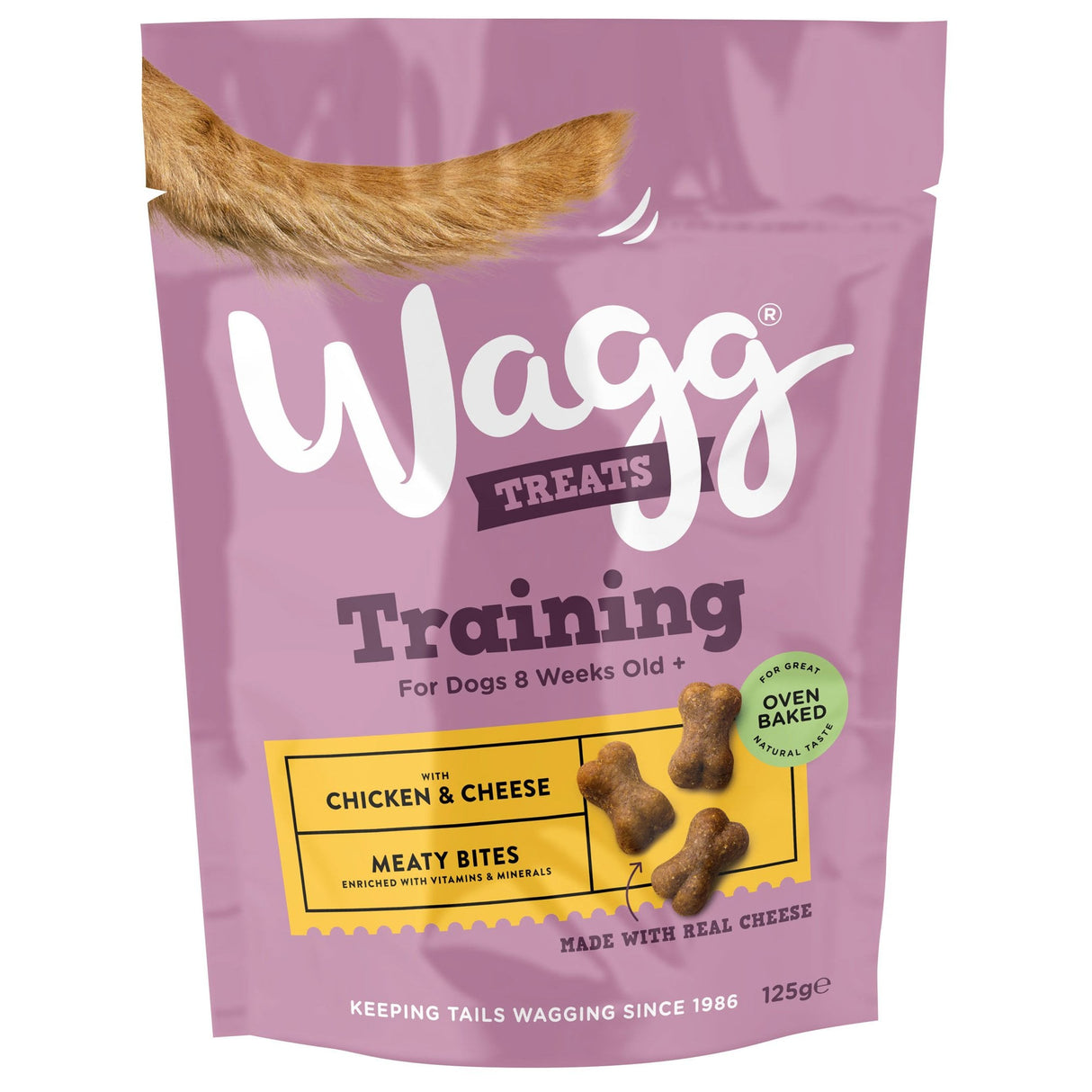 Wagg Training Treats with Chicken & Cheese - 7 x 125g, Wagg,