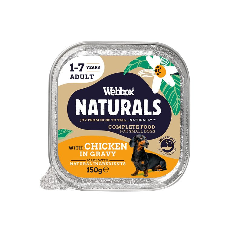 Webbox Naturals Adult Chicken in Gravy Wet Dog Food - 11 x Alus, Webbox,