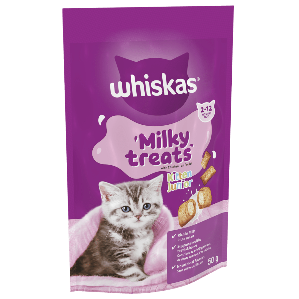 Whiskas Milky Kitten Treats - 5 x 50g, Whiskas,