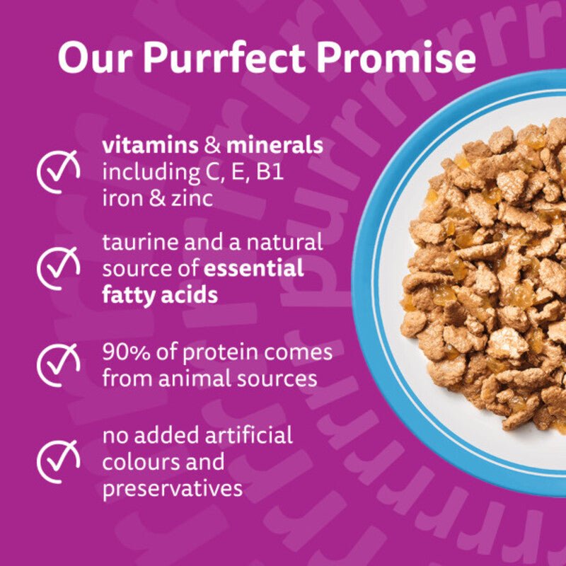 Whiskas Senior 7+ Fish Favourites in Jelly Wet Cat Food Pouches - 48 x 85g, Whiskas,