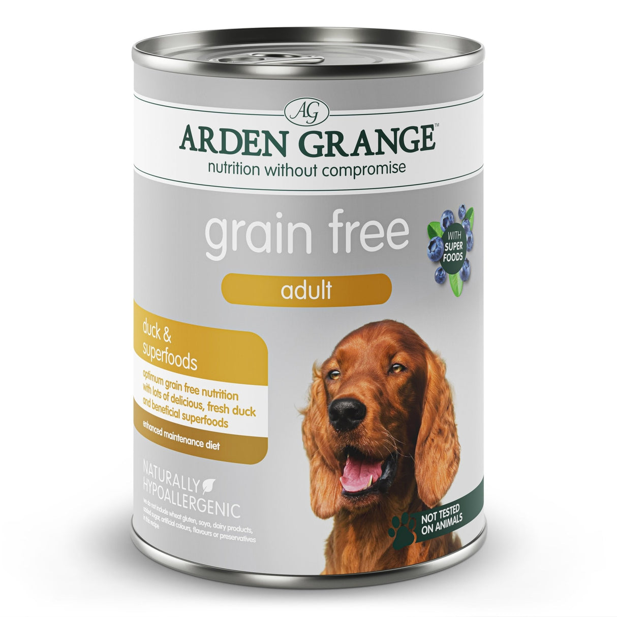 Arden Grange Adult Grain Free Duck & Superfoods 6x395g, Arden Grange,