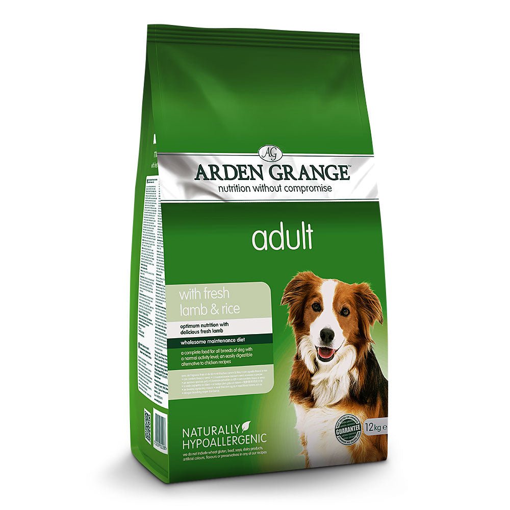 Arden Grange Dry Adult Dog Food with Fresh Lamb & Rice, Arden Grange, 12 kg