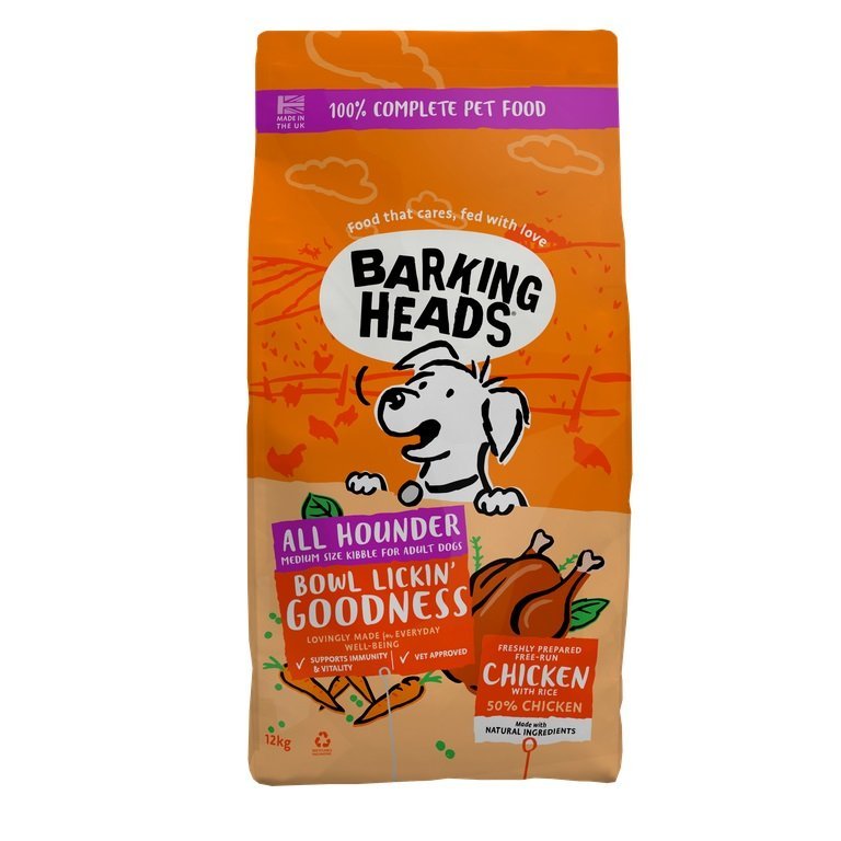 Barking Heads All Hounder Bowl Lickin Goodness Chicken 12 kg, Barking Heads,