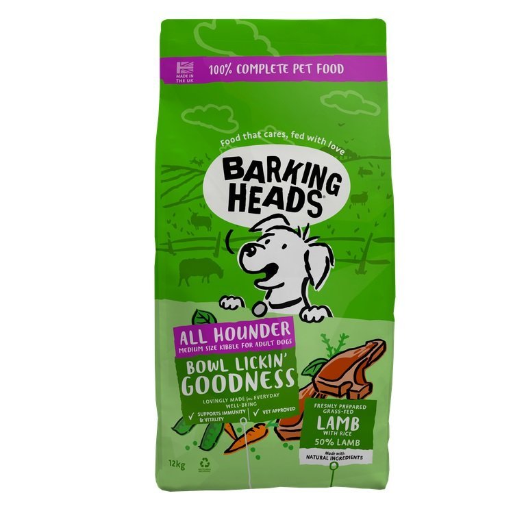 Barking Heads All Hounder Bowl Lickin Goodness Lamb, Barking Heads, 12 kg