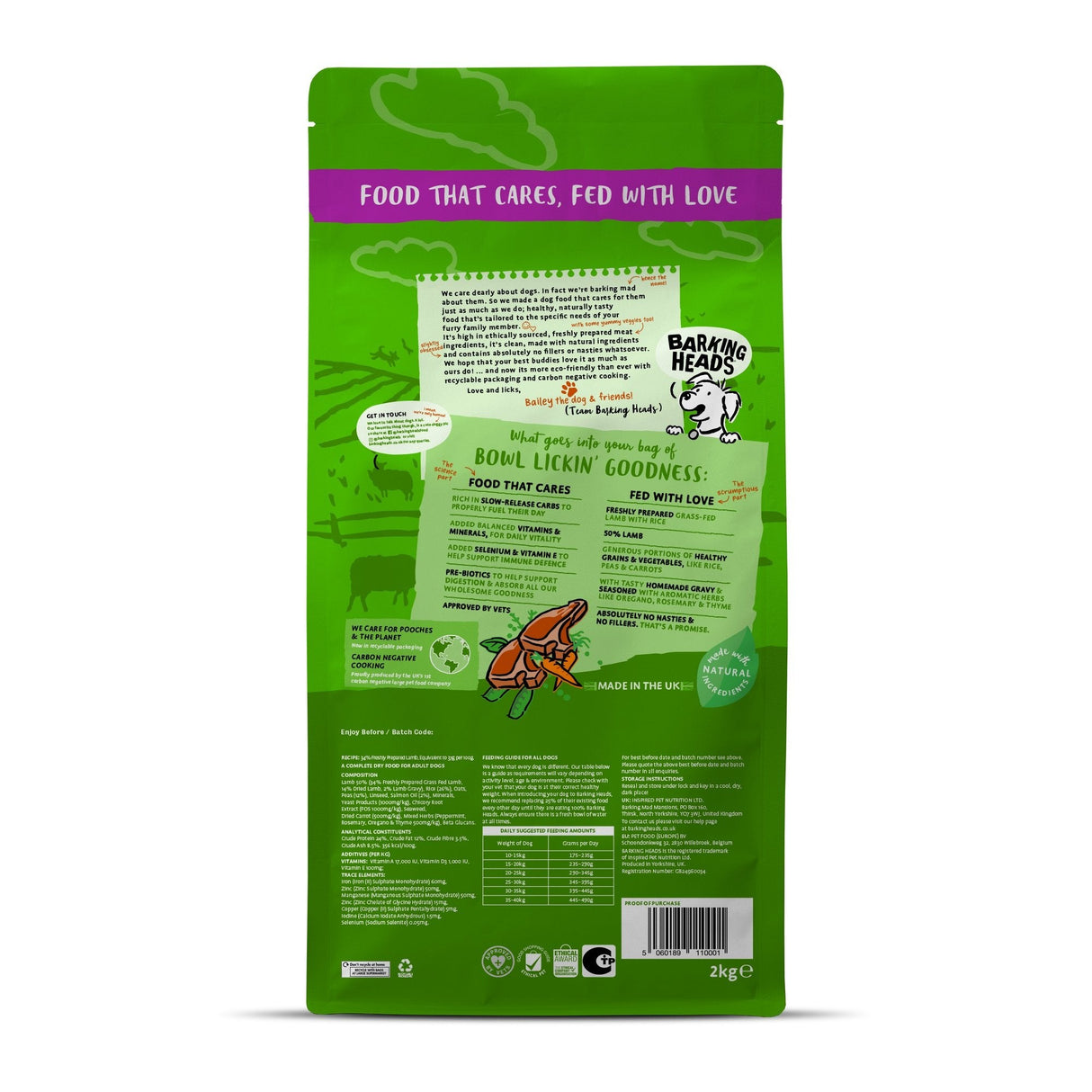 Barking Heads All Hounder Bowl Lickin Goodness Lamb, Barking Heads, 4x2kg