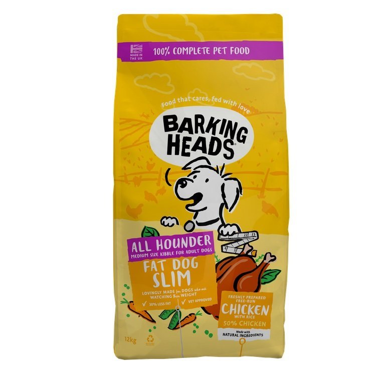 Barking Heads All Hounder Fat Dog Slim Chicken, Barking Heads, 12 kg
