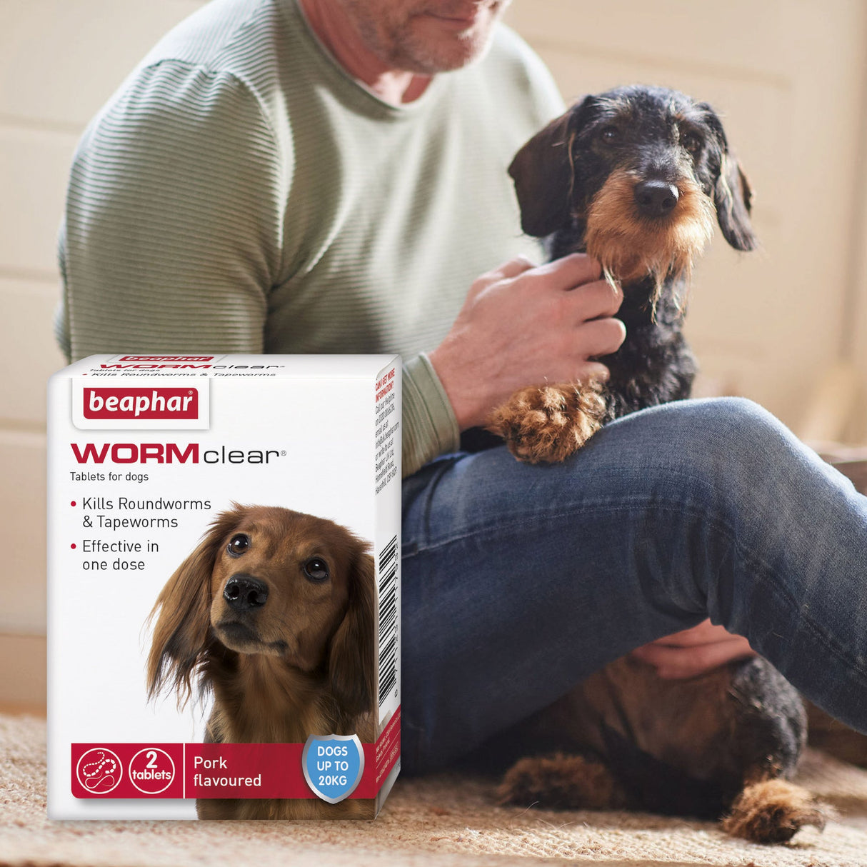 Beaphar WORMclear Worming Tablets for Dogs (up to 20kg) (x6), Beaphar,