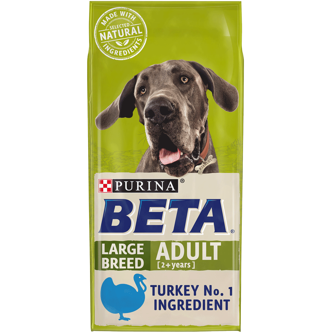 BETA Adult Large Breed Turkey Dry Dog Food 14 kg, Beta,