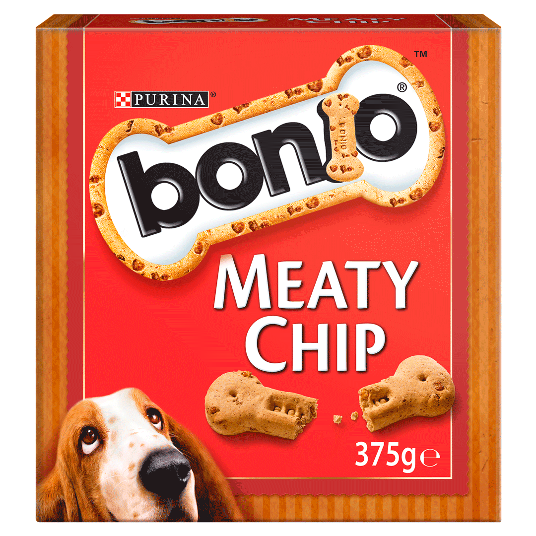 Bonio Meaty Chip Dog Biscuits (5 x 375g), Bonio,