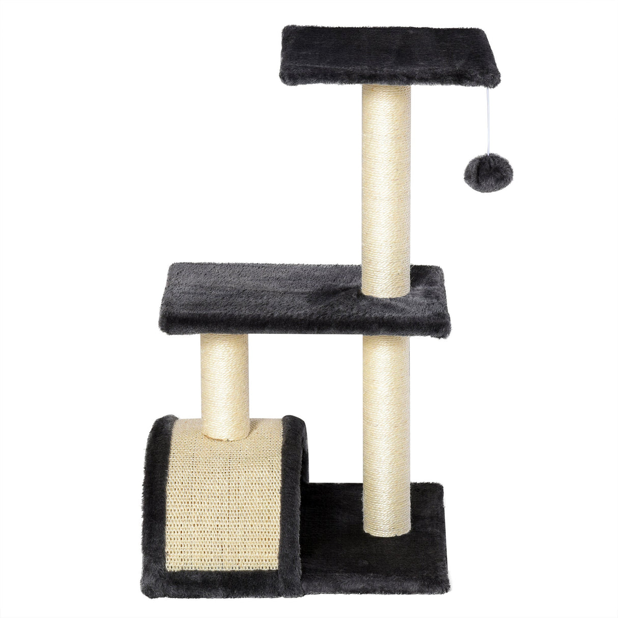 Cat tree Tower 72cm Climbing Activity Centre Kitten-Grey, PawHut,