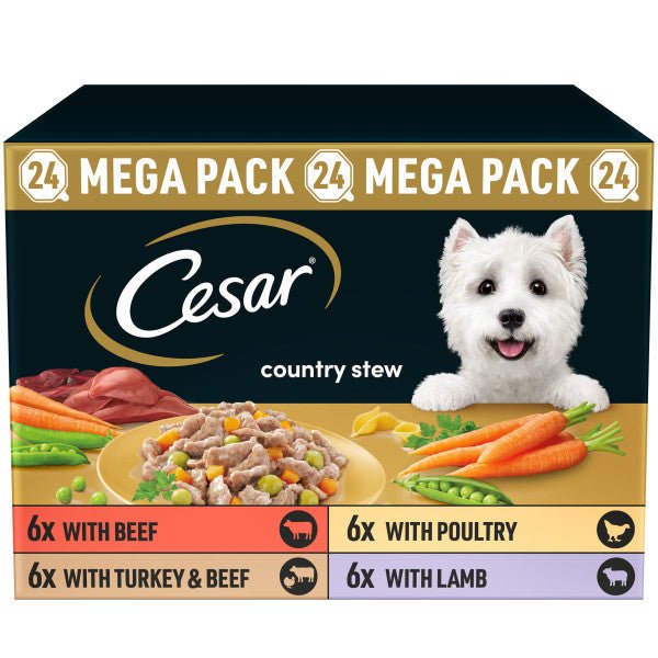 Cesar pet 2024 food dog breed