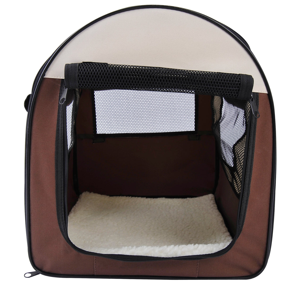 Compact Folding Soft Pet Carrier for Cats & Mini Dogs, PawHut,