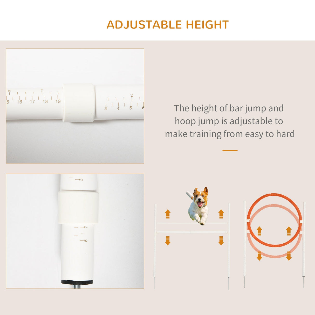 Complete Dog Agility Training Set with Portable Bag, PawHut,