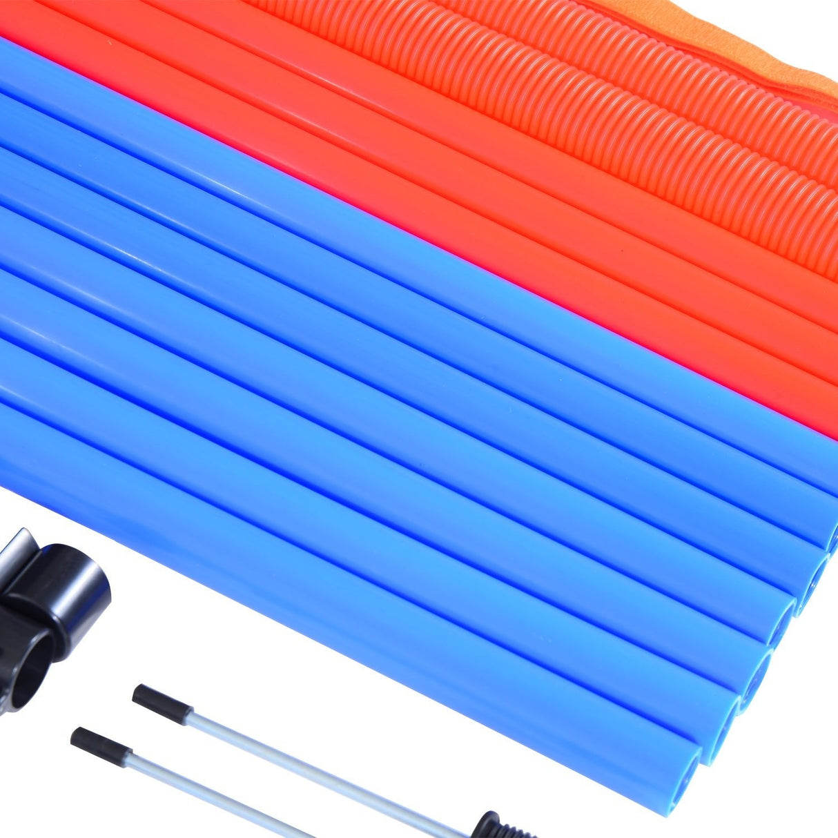 Dog Agility Training Equipment, Play Run Jump Obedience Training Set, Adjustable (Pole + Hoop + Hurdle), PawHut,