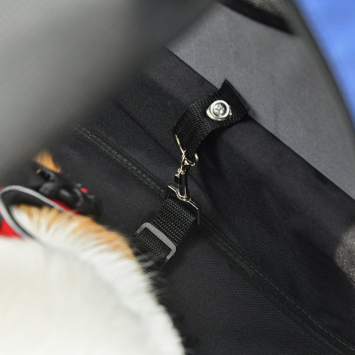 Dog Bike Trailer Folding Pet Trailer Dog Carrier Bicycle Steel Frame Jogger Stroller with Suspension, PawHut, Blue