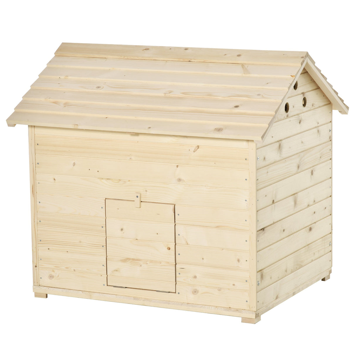 Durable Wooden Duck House for Small Flock | Easy-Access Roof, PawHut,