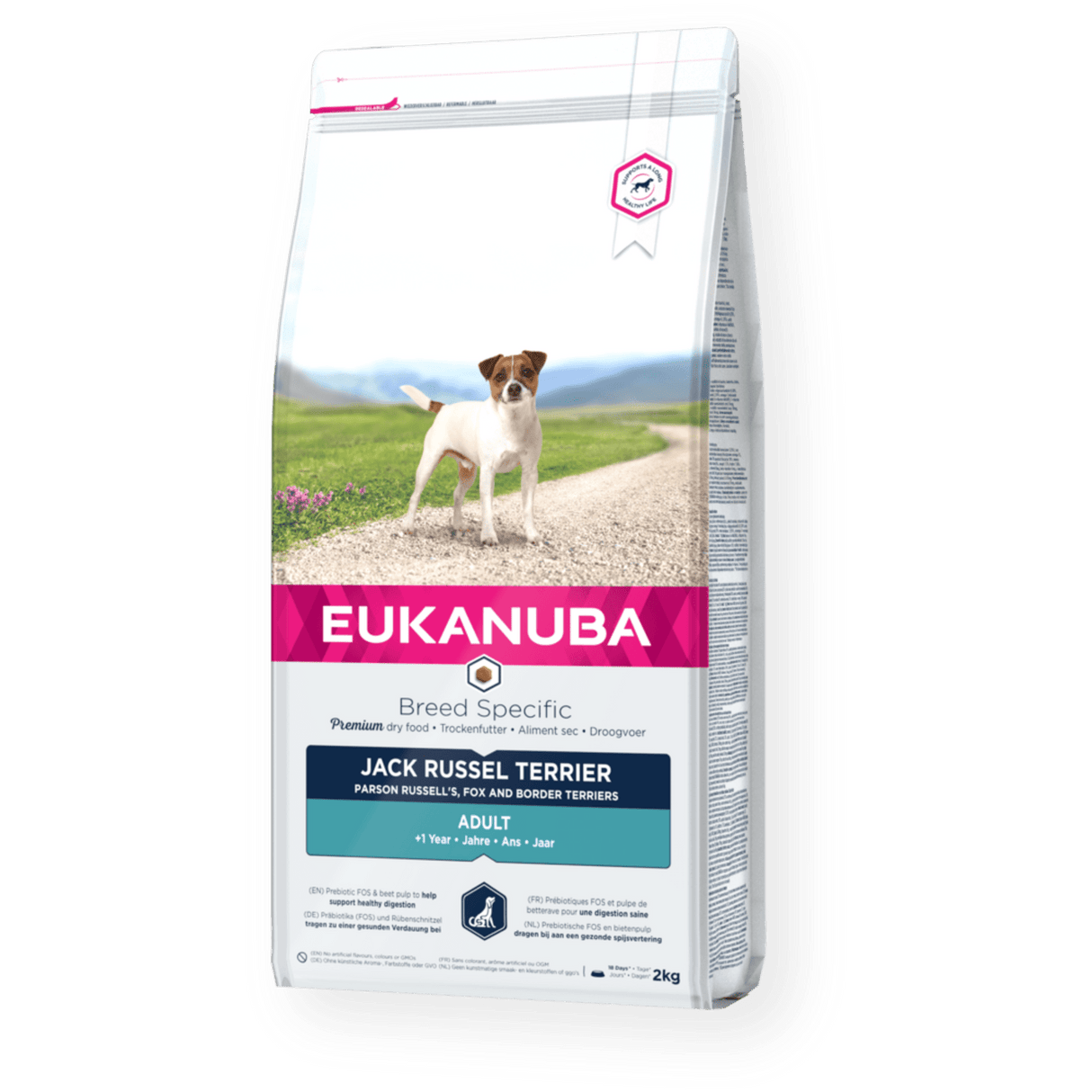 Eukanuba Breed Specific Jack Russell Terrier Adult Dry Dog Food 4x2kg, Eukanuba,