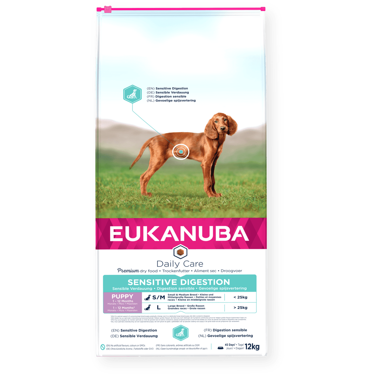 Eukanuba Daily Care Sensitive Digestion Puppy with Chicken - 12 kg, Eukanuba,