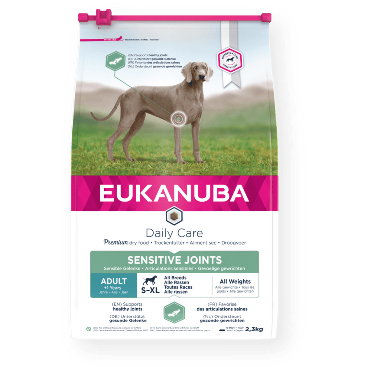 Eukanuba Daily Care Sensitive Joints Adult All Breeds Dry Dog Food, Eukanuba, 3x2.3kg