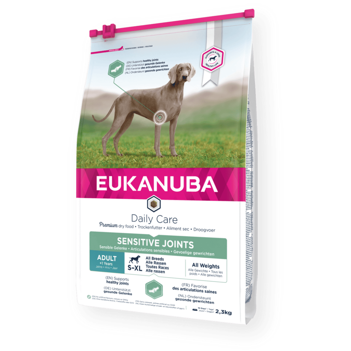 Eukanuba Daily Care Sensitive Joints Adult All Breeds Dry Dog Food, Eukanuba, 3x2.3kg