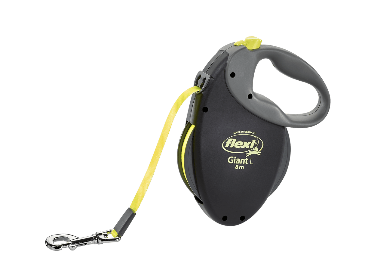 Flexi Giant Neon Tape Dog Lead 8m, Flexi, Medium