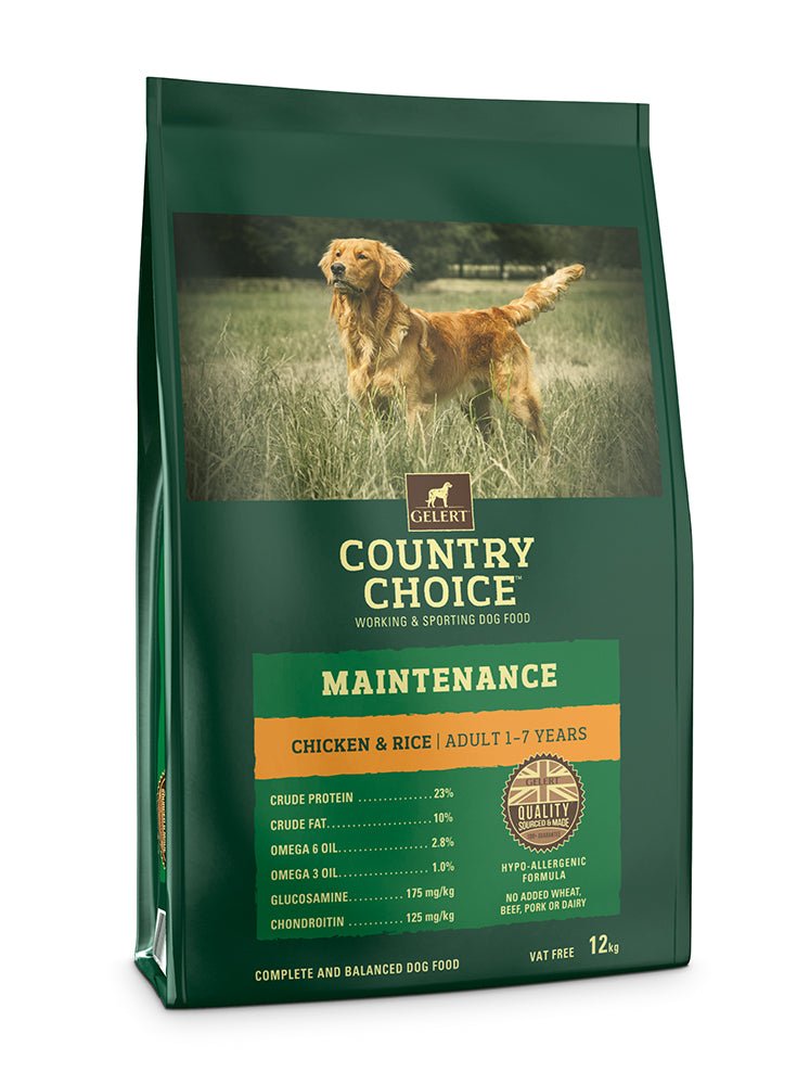Gelert Country Choice Maintenance Chicken & Rice, Gelert, 12 kg