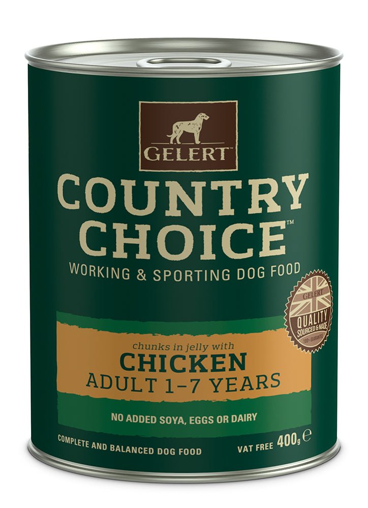 Gelert Work & Sport Dog Variety Pack in Jelly Dog Food Tins 12x400g, Gelert,