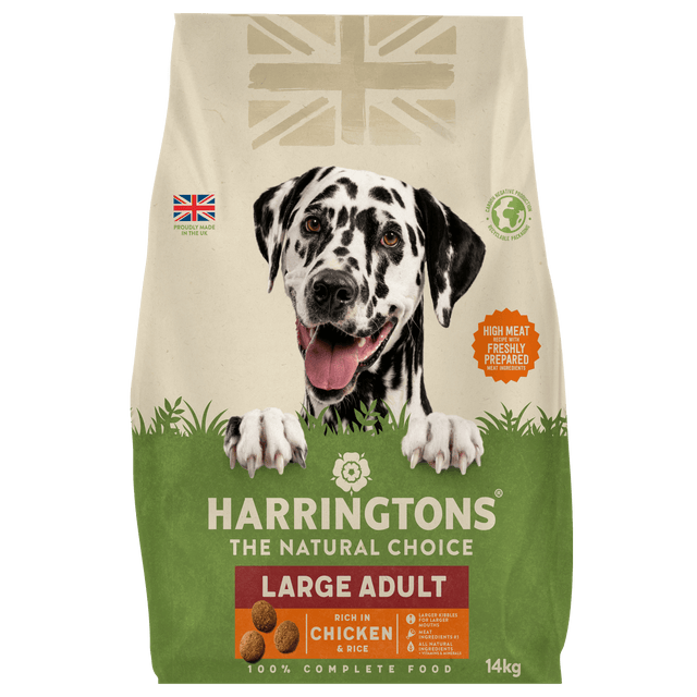 Harringtons Large Breed Rich in Chicken Dry Dog Food 14kg, Harringtons,