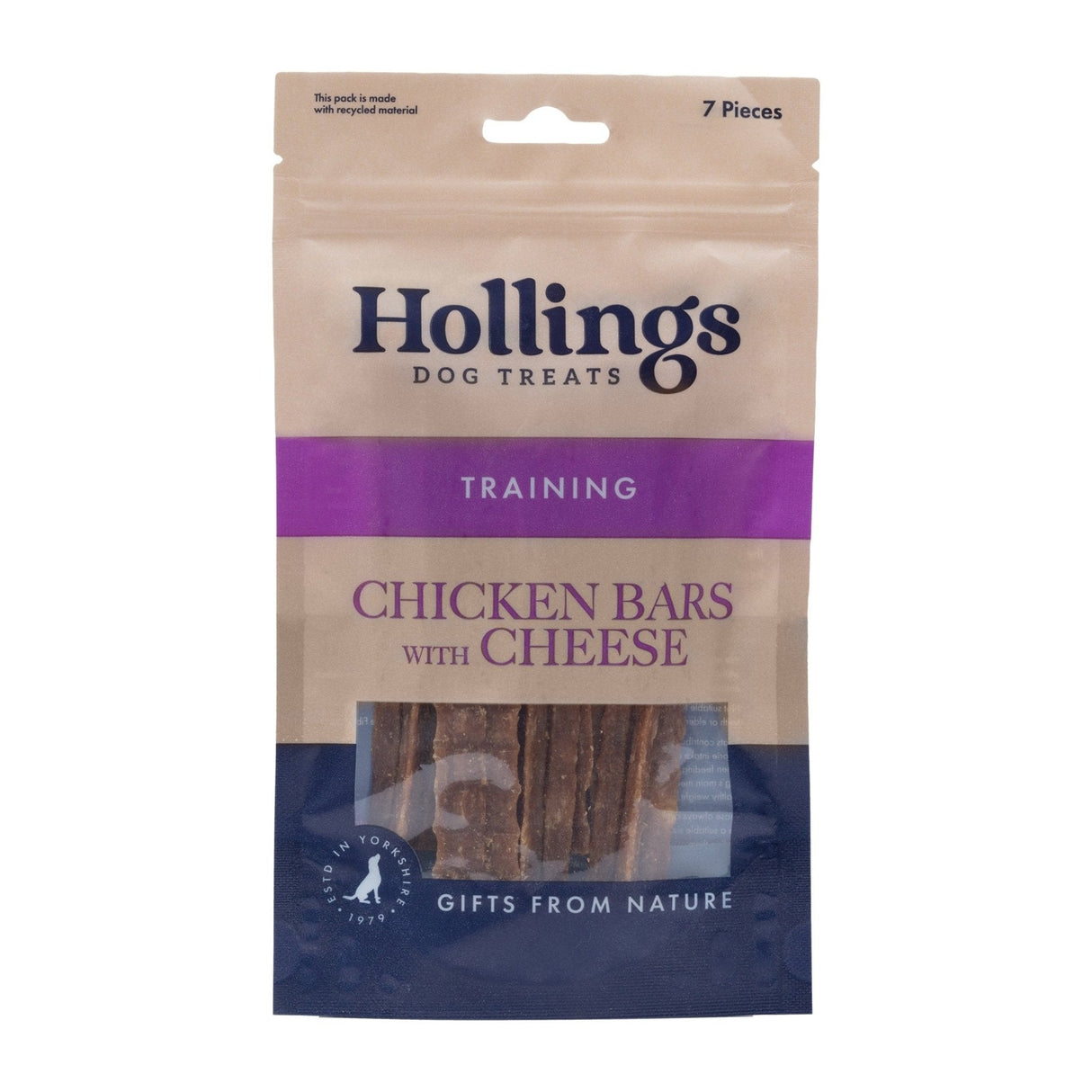 Hollings Chicken Bar with Cheese Box 10 x 7 pack, Hollings,