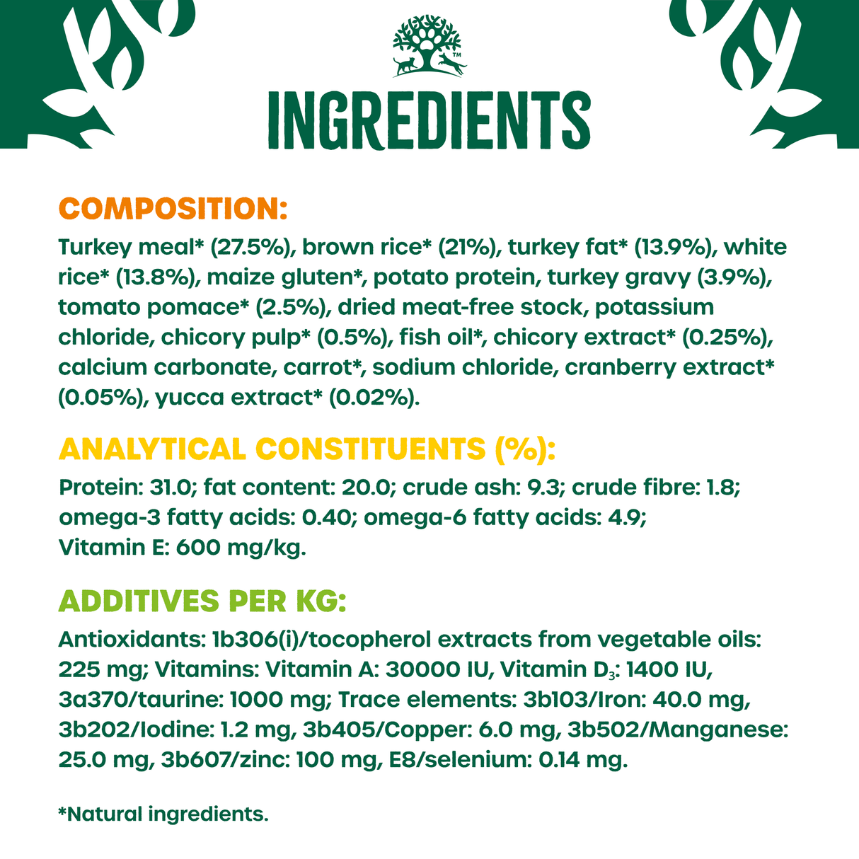 James Wellbeloved Adult Dry Cat Food Turkey, James Wellbeloved, 10 kg