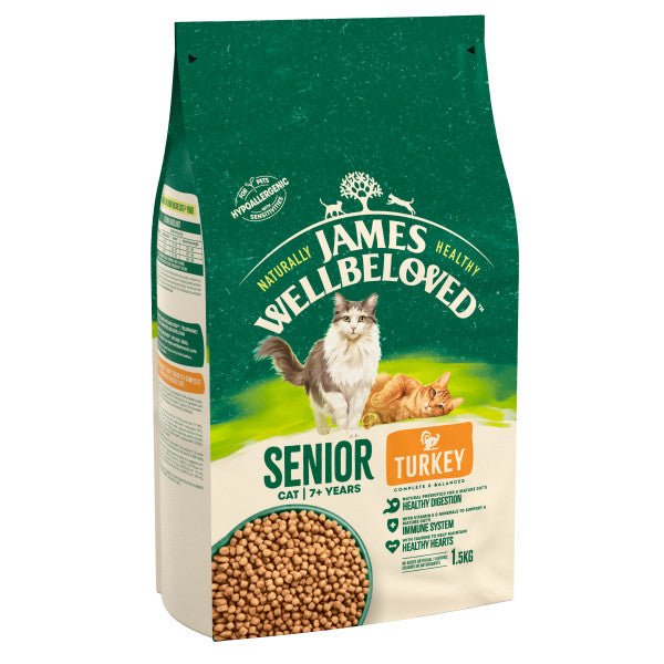 James Wellbeloved Senior Cat Turkey, James Wellbeloved, 1.5 kg