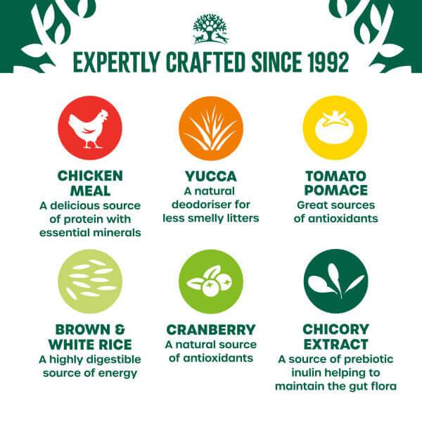 James Wellbeloved Senior Dry Cat Food Chicken & Rice 1.5 kg, James Wellbeloved,