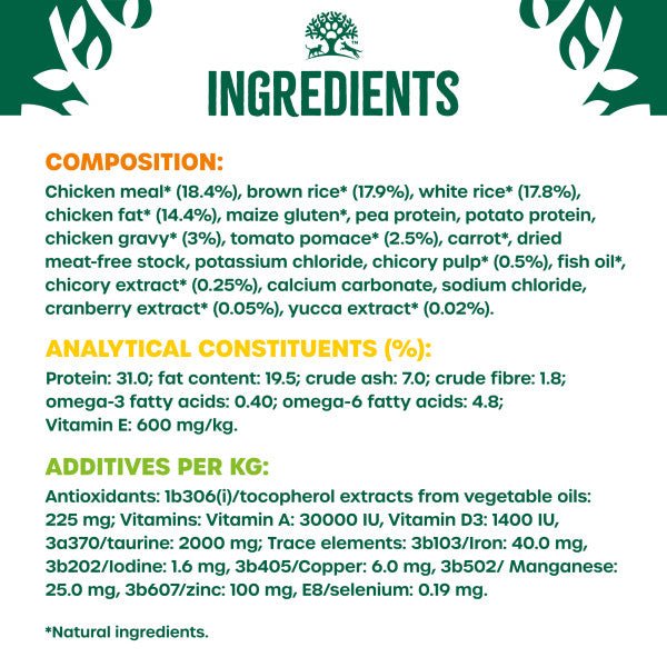 James Wellbeloved Senior Dry Cat Food Chicken & Rice 1.5 kg, James Wellbeloved,