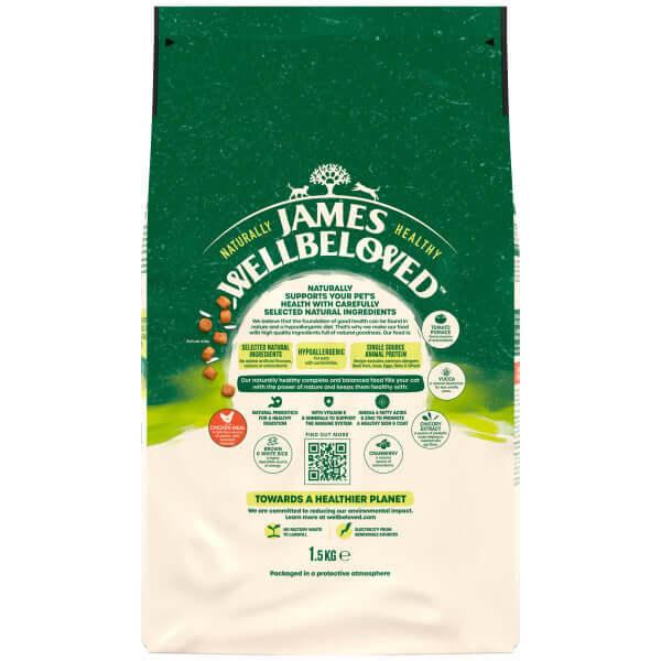 James Wellbeloved Senior Dry Cat Food Chicken & Rice 1.5 kg, James Wellbeloved,