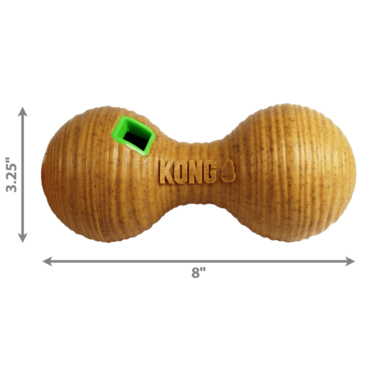 KONG Bamboo Feeder Dumbbell Dog Toy, Kong,