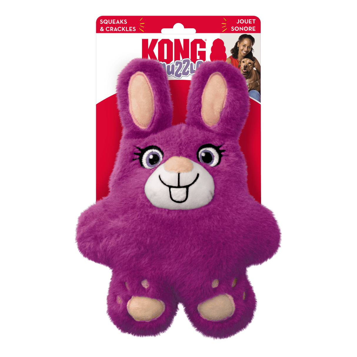 KONG Snuzzles Bunny Dog Toy, Kong,