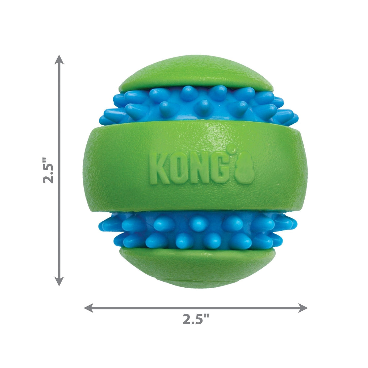 KONG Squeezz Goomz Ball Dog Toy, Kong, XLarge