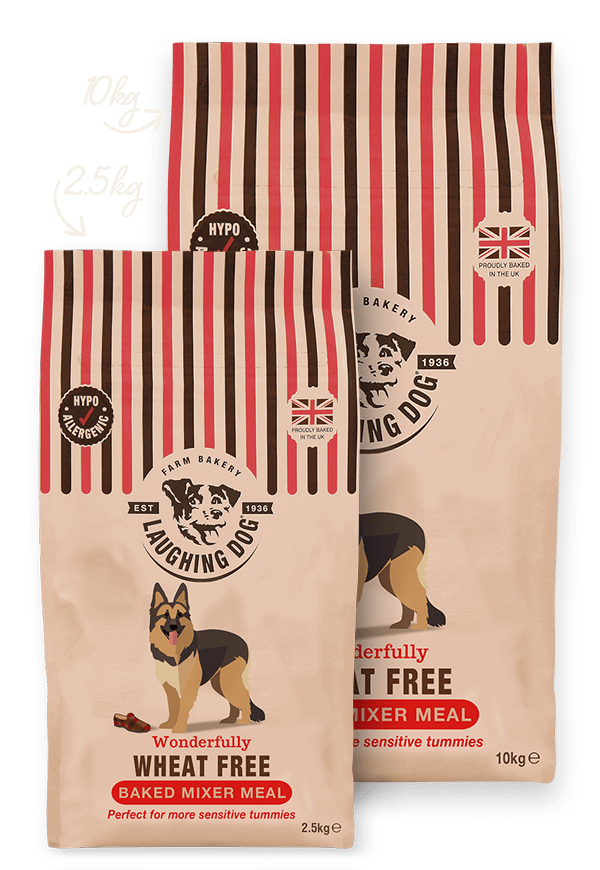 Laughing Dog Wheat Free Baked Mixer Meal Dog Food, Laughing Dog, 4 x 2.5kg