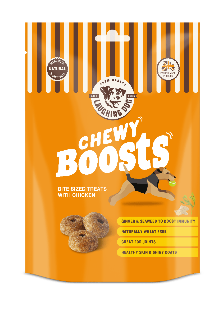 Laughing Dog Wheat Free Chewy Boosts 5 x 125g, Laughing Dog,