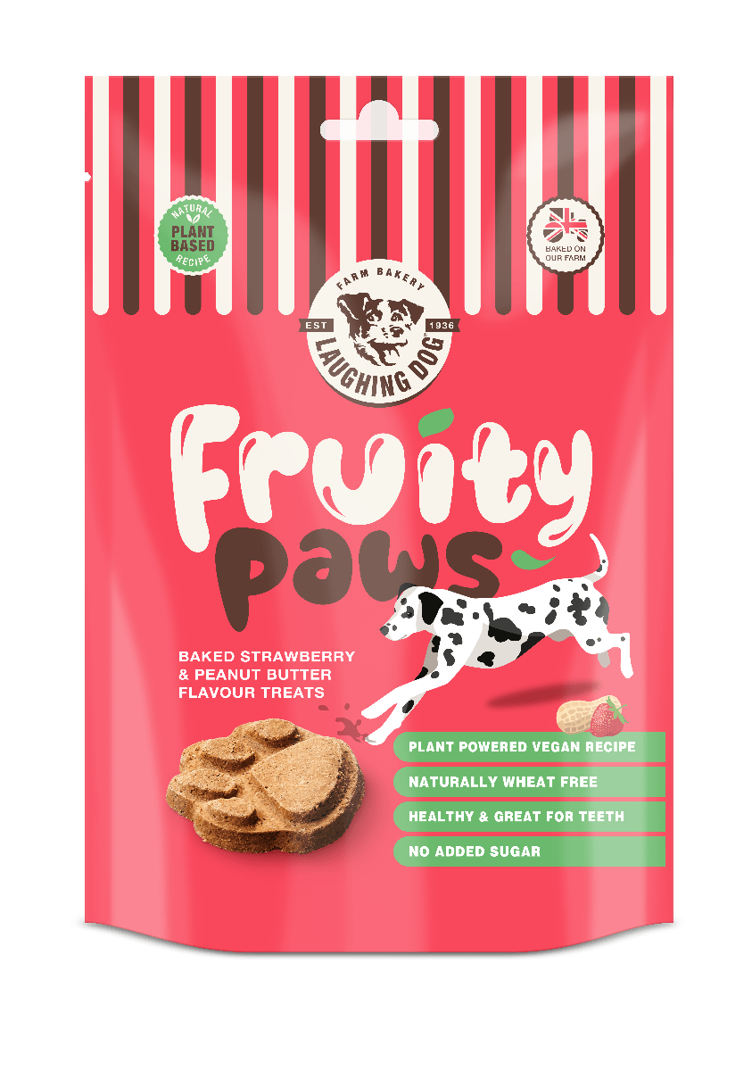 Laughing Dog Wheat Free Fruity Paws 5 x 125g, Laughing Dog,