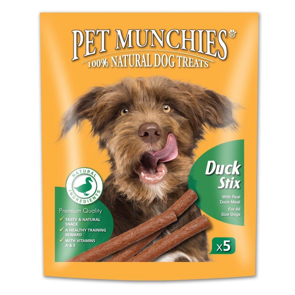 Pet Munchies Duck Stix Dog Treats 10 x 50g, Pet Munchies,