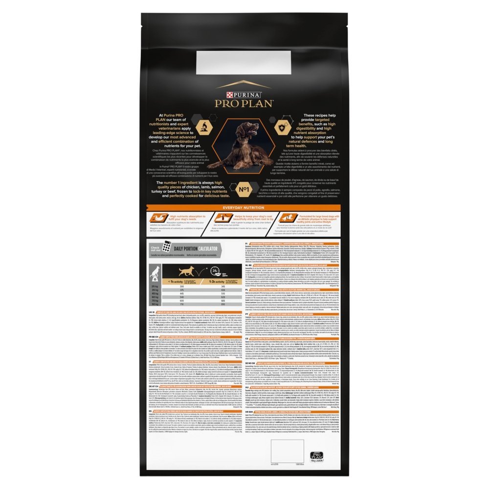 Pro Plan Large Athletic Adult Dog Everyday Nutrition Chicken Dry Dog Food 14 kg, Pro Plan,