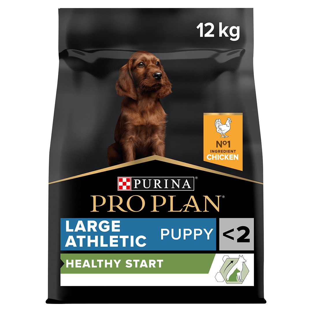 Pro Plan Large Athletic Puppy Healthy Start Chicken Dry Dog Food 12 kg, Pro Plan,