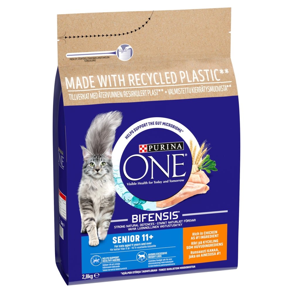 Purina One Senior 11+ Cat Chicken 2.8 kg, Purina One,