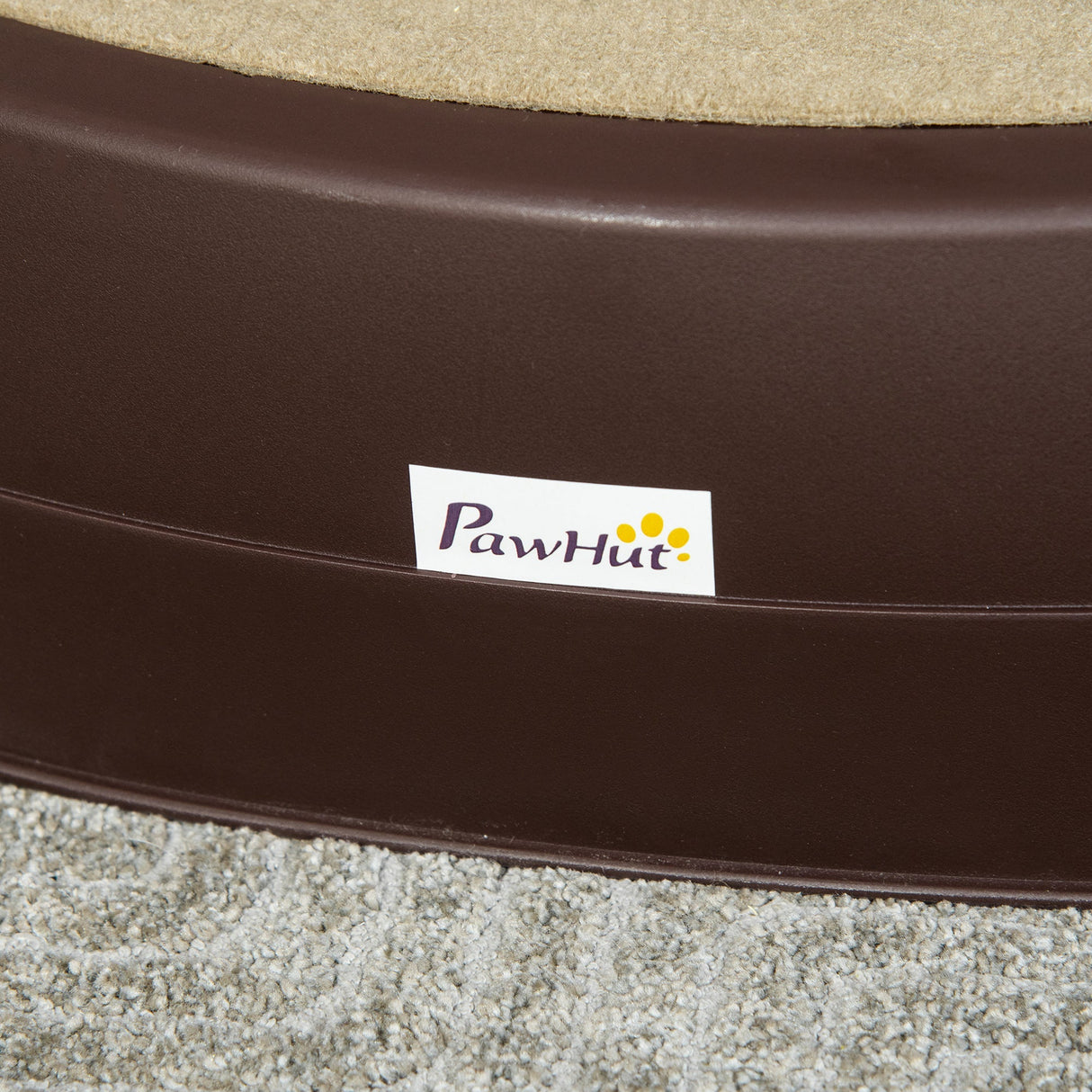 PVC Foldable Pet Stairs, PawHut, Cream