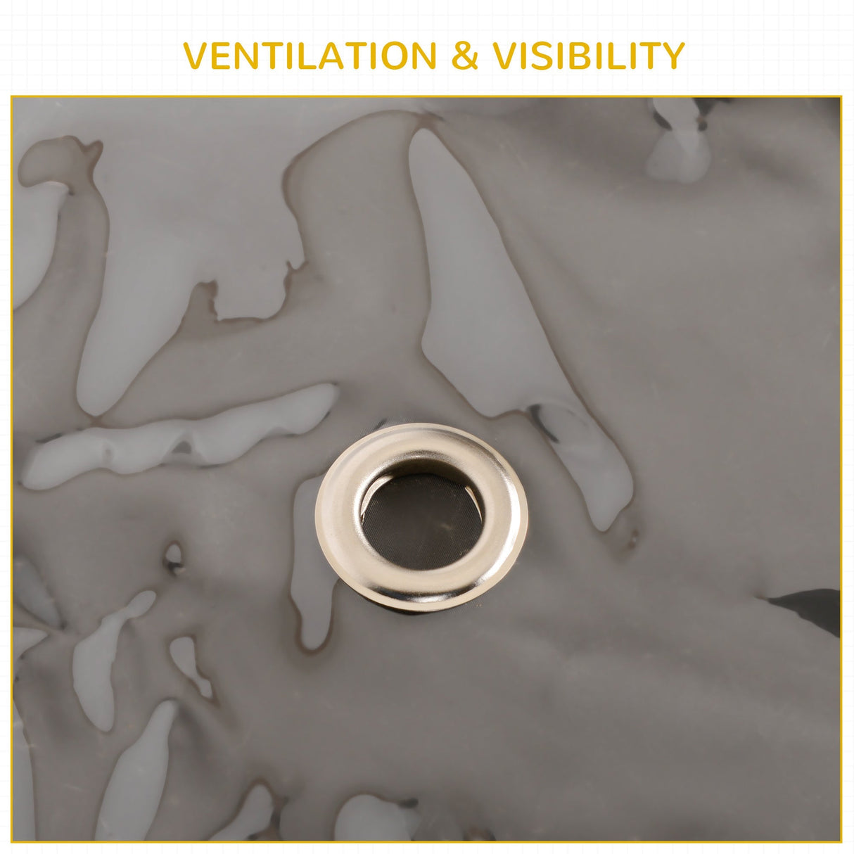 Rabbit Hutch Cover, Water-Resistant Pets Cage Protector, Breathable Guinea Pig Cage Cover - Brown, PawHut,