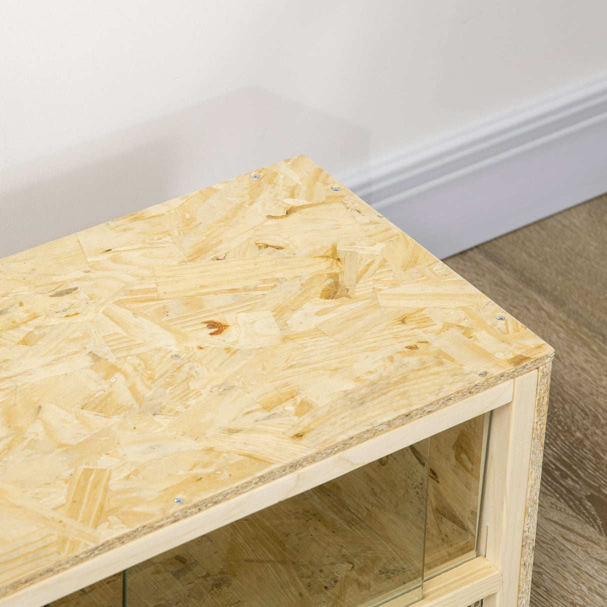 Reptile Terrarium Vivarium, Climbing Pet Containers, Reptile Habitat with Sliding Doors, Breathable Mesh, Easy to Install, for Lizards, Horned Frogs, Snakes, Chameleons, 60 x 29.5 x 29.5 cm, PawHut,